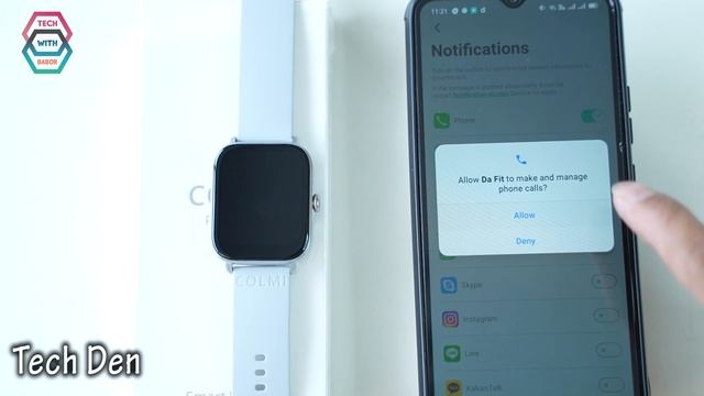 How To Connect Colmi P28 Plus Smartwatch Full Setup || with Android Phone || Tech Den смотреть онлайн