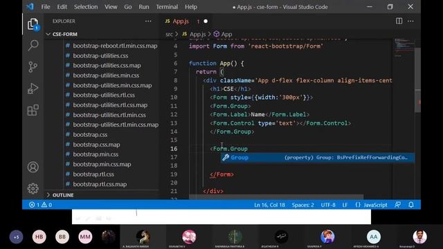 011 - Controlled Forms with Frontend Validations using React-Bootstrap смотреть онлайн