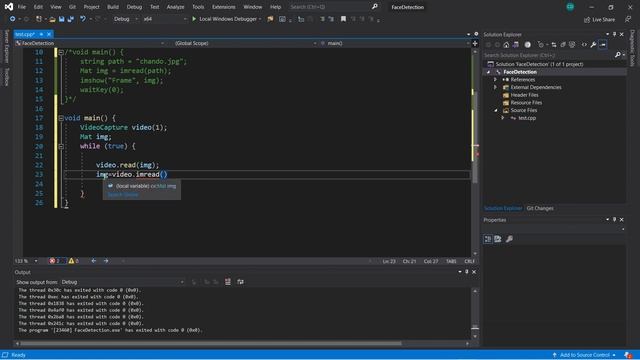 FACE Detection C++ And OpenCv смотреть онлайн