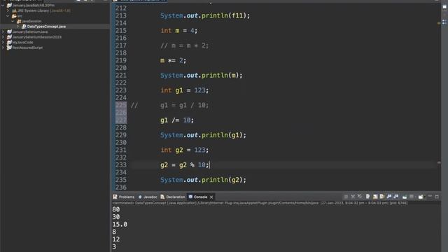4. Java - Operators-Part II смотреть онлайн