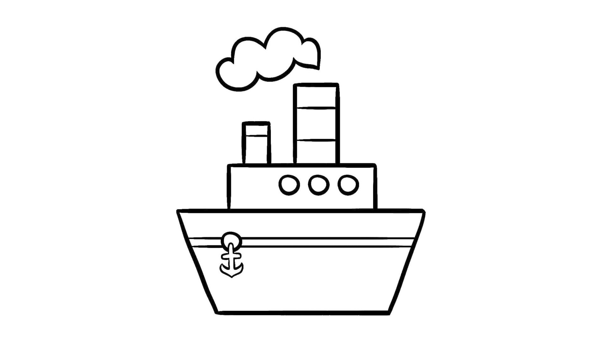 КАК НАРИСОВАТЬ КОРАБЛИК ПАРОХОД ЛЕГКО И БЫСТРО УЧИМСЯ РИСОВАТЬ смотреть онлайн