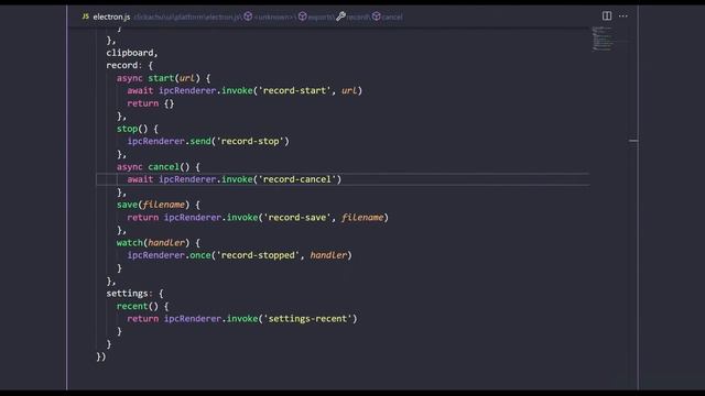 Практика JS Node Vue Electron. 15 Clickachu. Открытие файла записи для воспроизведения смотреть онлайн