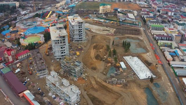 Atlas Apart-Hotel & SPA! Видеохроника строительства: февраль 2022 года смотреть онлайн
