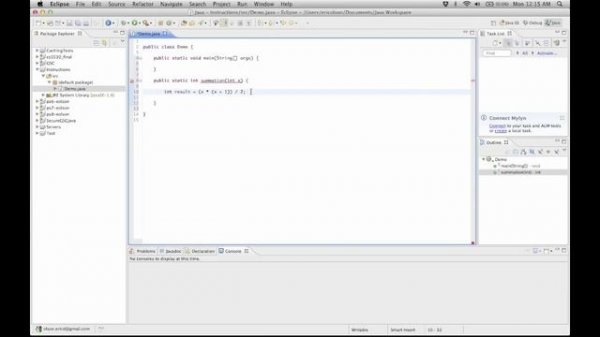 Creating a Simple Program in Java Using Eclipse - Indigo
