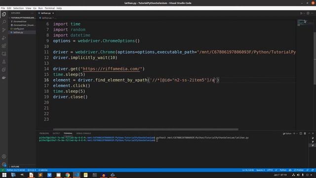 Bikin Bot Web Automation Dengan Python Selenium | Klik Buton dan Link Dengan Method Click смотреть онлайн