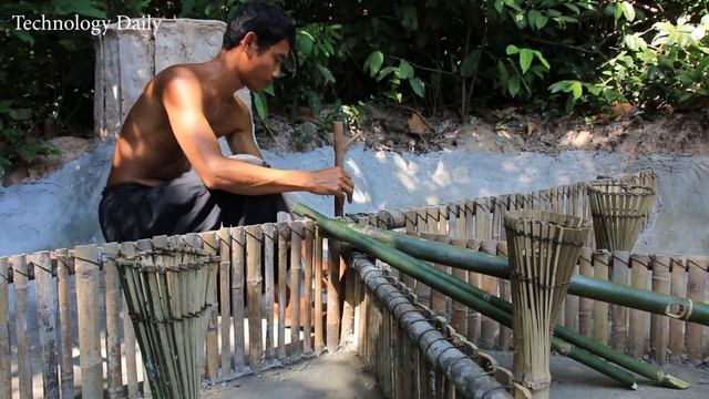 Rescue Fish From Dried Up Pond And Build Backyard Fish Pond смотреть онлайн