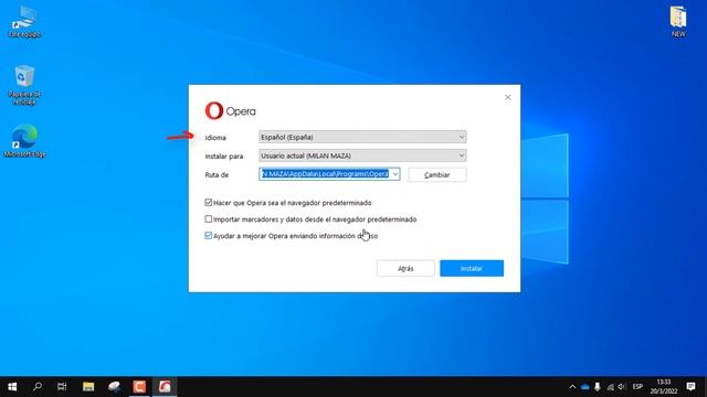Cómo DESCARGAR Opera para Windows en ESPAÑOL ▶ Navegador Opera смотреть онлайн