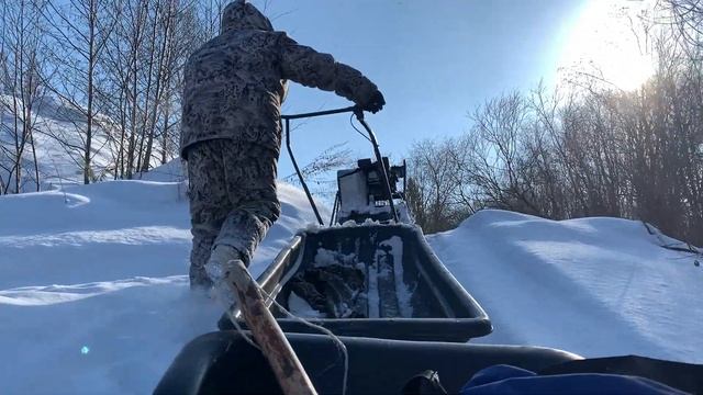 Едем с сыном с рыбалки