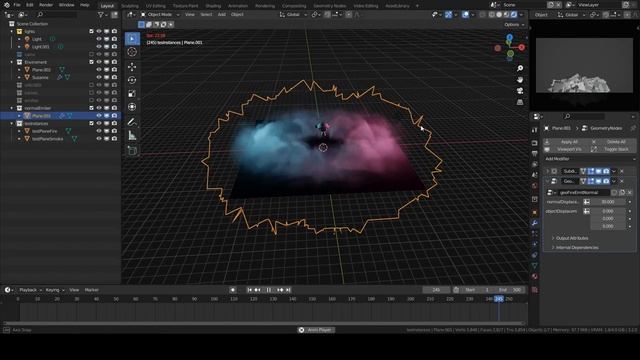 Blender Real time fire and smoke with Geometry Nodes смотреть онлайн
