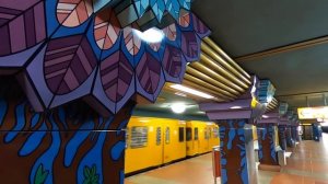 Берлинское метро. U-Bahn. Покупка билета. Красивые станции Берлинской подземки.