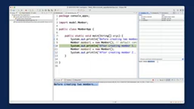 [HD] EECS1022 W21 - Java Tutorials - Week 6 - Part B2 - Tracing Object Creations using Debugger смотреть онлайн