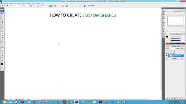 How to create custom shapes смотреть онлайн