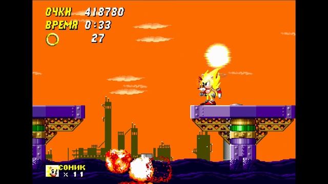 [Rus] Sonic The Hedgehog 2 - Прохождение (Супер Соник) [1080p60][EPX+]
