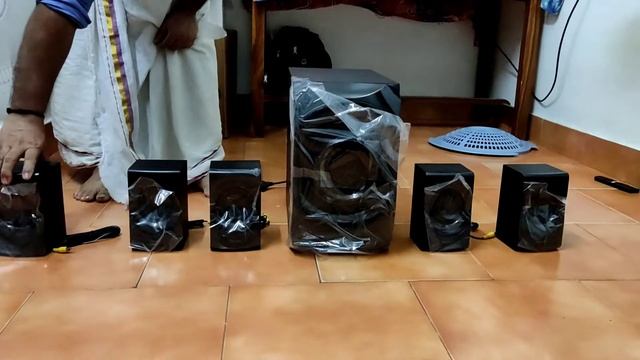 PHILIPS SPA8000B/94 120W BLUETOOTH HOME THEATRE BLACK | UNBOXING OF PHILIPS 5.1 HOME THEATRE смотреть онлайн
