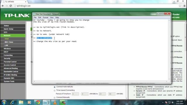 How to change mtu size of tp link routers/modems смотреть онлайн