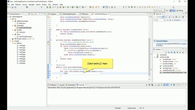 Matching Game In Java - Part 4/4 - Game Controller смотреть онлайн