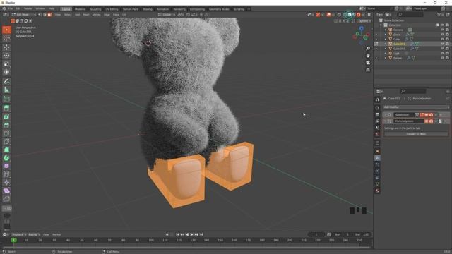 3d Teddy Bear I Blender 3.5 смотреть онлайн
