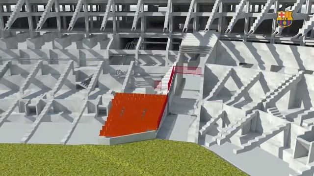 Проект нового стадиона Camp Nou футбольного клуба Барселона смотреть онлайн