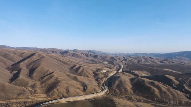 Aerial footage of East Kazakhstan / Предгорье Алтая в Восточном Казахстане смотреть онлайн