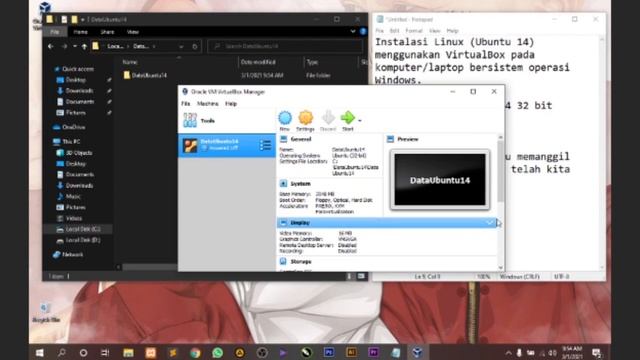INSTALASI LINUX UBUNTU 14 (32 BIT) MENGGUNAKAN VIRTUALBOX PADA KOMPUTER BER-OS WINDOWS смотреть онлайн