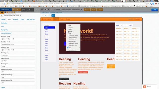 Boottheme Tutorial - Custom Twitter Bootstrap Design and Template Tool смотреть онлайн