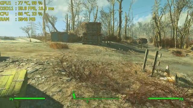 Fallout 4 - GTX 850m 4gb [768p | 60 FPS] смотреть онлайн