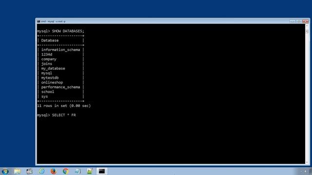 Learn How to Select and Use Existing Database using SQL смотреть онлайн