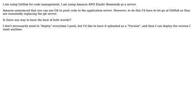 DevOps & SysAdmins: GitHub push to AWS Elastic Beanstalk смотреть онлайн