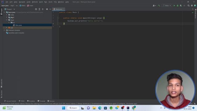 Understanding the Basic Structure of our first Java program i.e Hello World смотреть онлайн