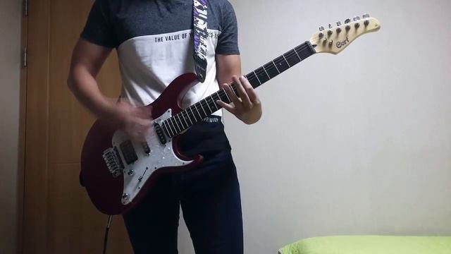 Evanesence - everybody's fool electric guitar cover (일렉기타) смотреть онлайн