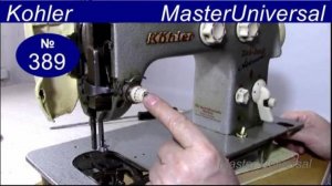 Тарелочки в регуляторе натяжения верхней нити склеились, разборка, профилактика. Kohler. Видео №389.