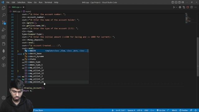 Bank Management System using C++ (Part 1) | GeeksforGeeks Programming смотреть онлайн