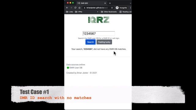 DMR QRZ - mobile friendly search for DMR ID or callsign смотреть онлайн