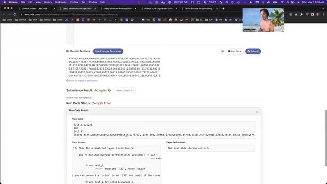 LeetCode Bi-Weekly Contest 77 (3542 / 11308) [ Virtual ] смотреть онлайн