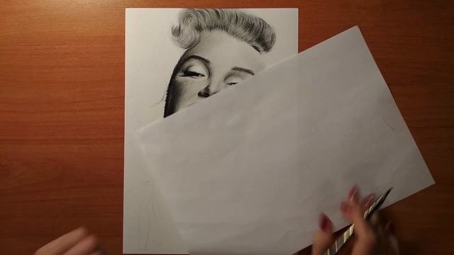 Мерлин Монро | Merlin Monroe | Портрет углём | Fox Art смотреть онлайн