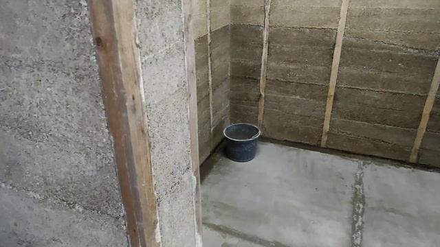 Баня из арболита.(Косяки,вентиляция,что сделано.) смотреть онлайн