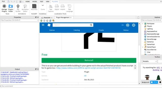 HOW TO ADD A PLUGIN TO YOUR ROBLOX GAME? (Roblox Studio) смотреть онлайн