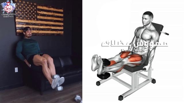 9 تمارين تضخيم الارجل في المنزل كمال الاجسام - Leg Workout Home смотреть онлайн