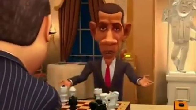 Михаил Саакашвили и Барак Обама играют в шахматы. (preSaver.com) 360p.mp4 смотреть онлайн