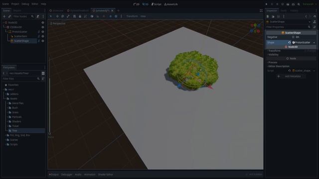 How To Scatter Grass And Trees On Terrain - Godot 4 Tutorial In 4 Minutes смотреть онлайн