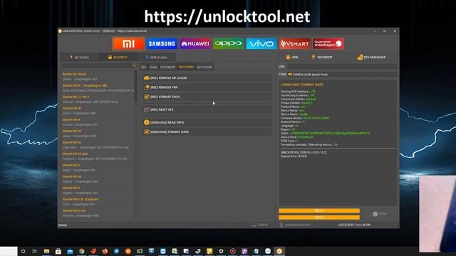 Xiaomi - Factory Data - via SideLoad done by UnlockTool 2020 смотреть онлайн