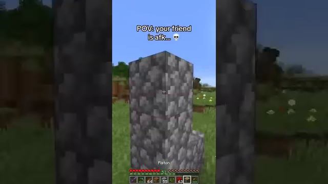 Пов друг афк #shots #minecraft смотреть онлайн