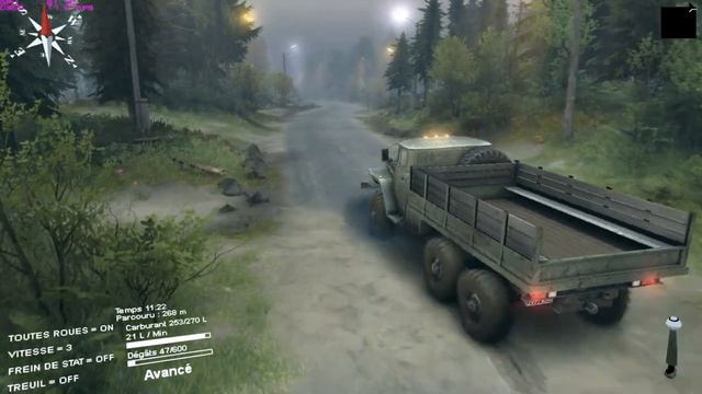 SpinTires - Gameplay - GT 430 смотреть онлайн