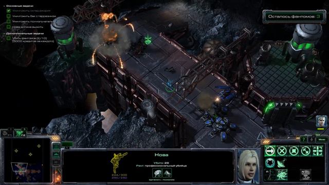 Фантомы Г.Тоша | StarCraft 2 WoL #8 No commentary смотреть онлайн