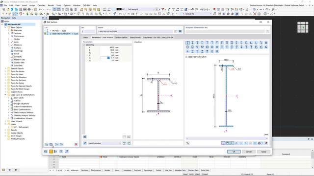 Учебное пособие по RFEM 6 для начинающих | 006 Моделирование | 2D рама | Вут | Отзеркалить смотреть онлайн