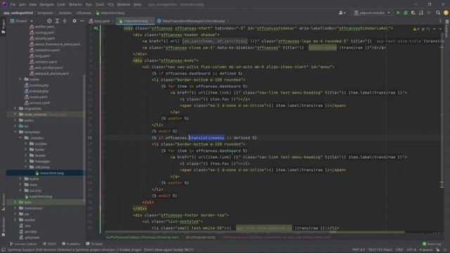 Symfony Translation Part XIV Twig Offcanvas Menus [2 of 4] смотреть онлайн