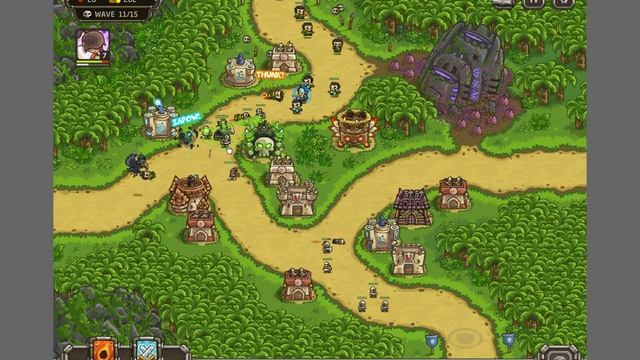 Kingdom Rush Fronteirs Прохождение Lost Jungle №9 смотреть онлайн