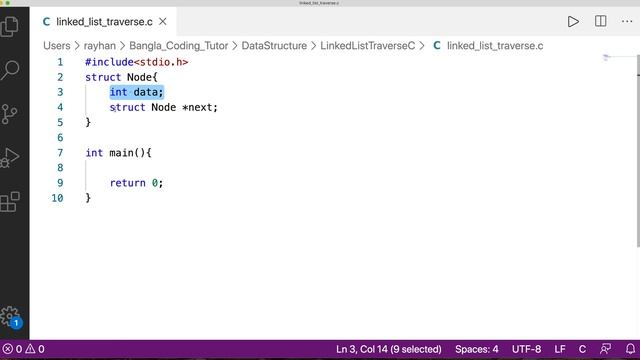 Linked List- Create and Traversal/ Print in C. Linked List Bangla Tutorial in C. Bangla Coding Tuto смотреть онлайн