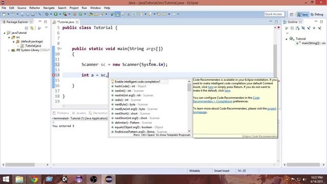 7 . Java User Input in with Scanner - Java Programming Tutorial For Beginners смотреть онлайн