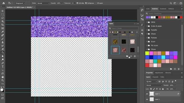 Hot to change or add color overlay in layer styles Photoshop tutorial смотреть онлайн